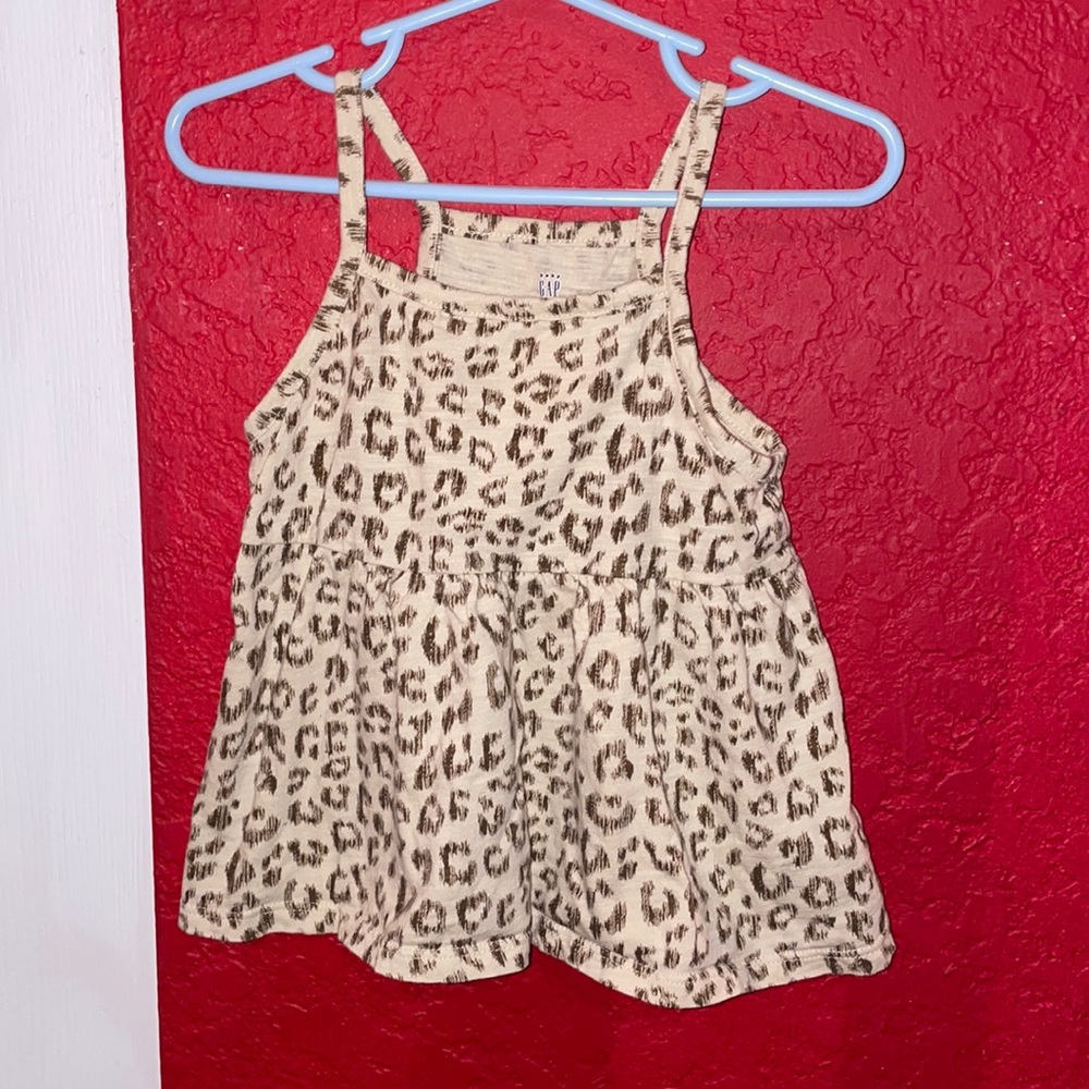 Gap toddler leopard tank top